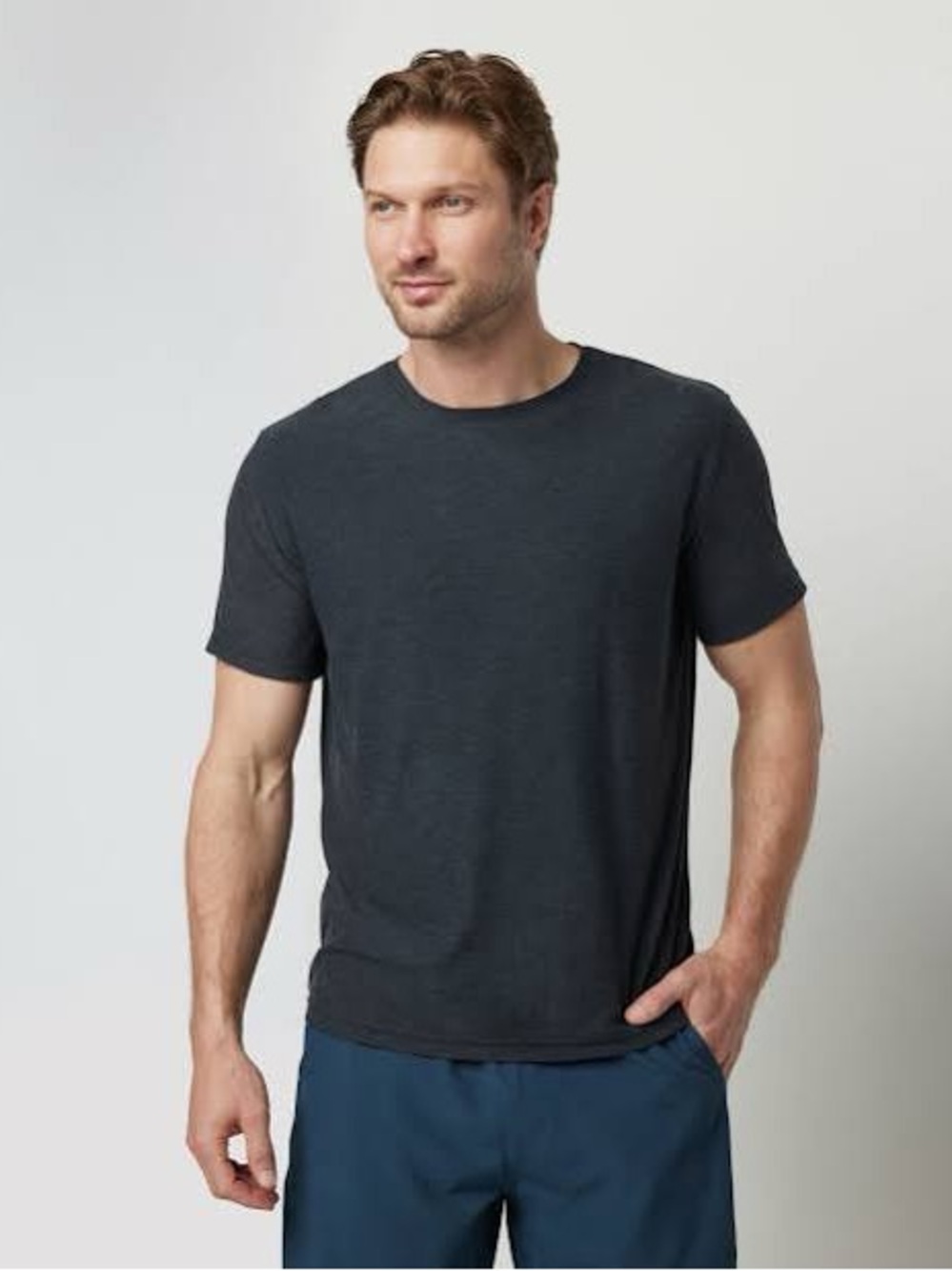 Vuori Men's Short Sleeve Crew Tee - Charcoal 1236